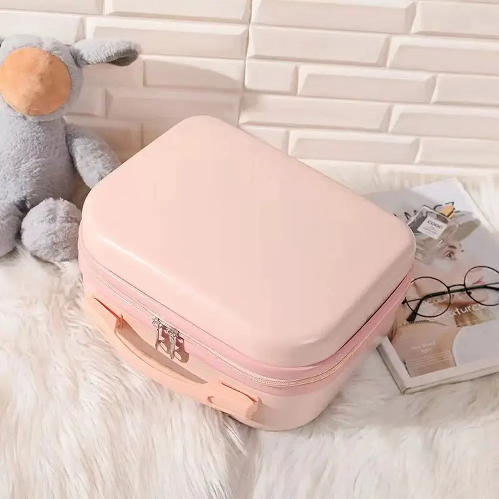 VoyageLite 14 Inch Lightweight Travel Cosmetic Case Waterproof Carry On Organizer For Toiletries And Makeup