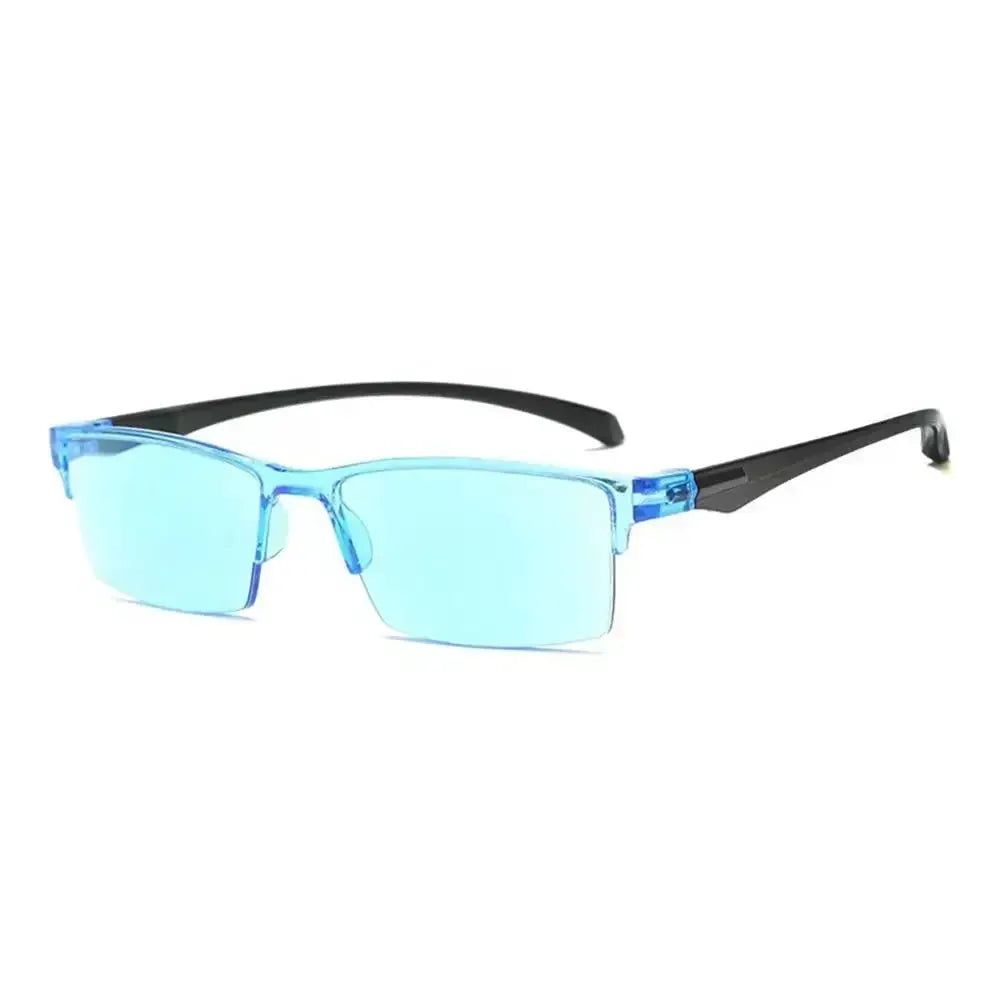 NovaVision Smart Auto Zoom Reading Glasses With Autofocus Power And Anti Blue Light Half Rim For Near And Far Vision