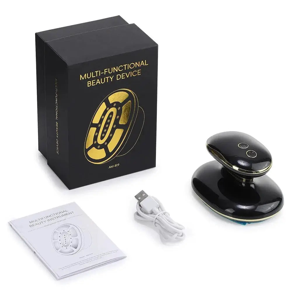 Simples Market 4-in-1 cellulite massager cordless body sculpting device with black box and USB charging cable