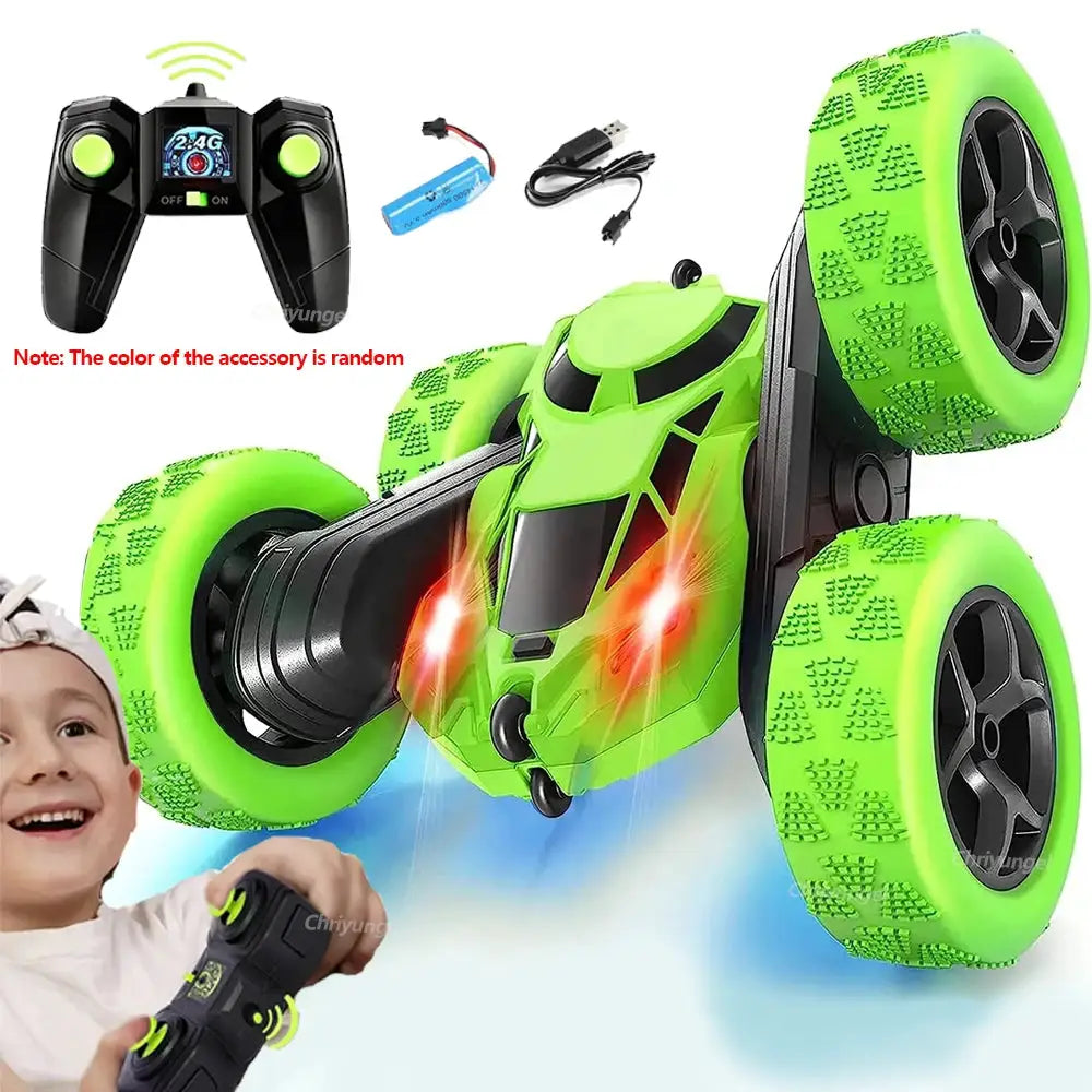 RC Stunt Car Double Sided Flip Remote Control Car 2.4G High Speed 360 Degree Rotation Drift Toys For Kids
