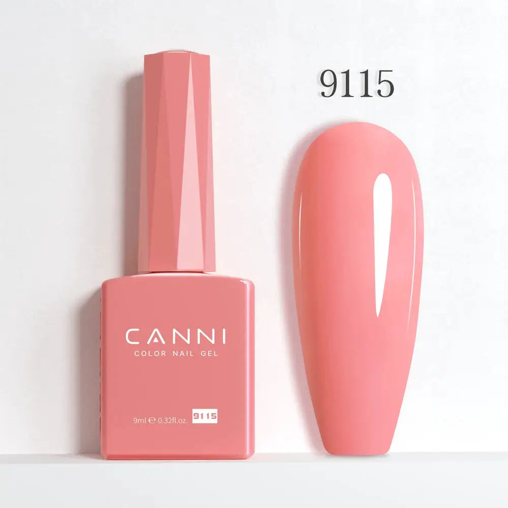 Canni Hema Free Nail Gel Polish Christmas Red Collection Semi Permanent 9ml Long Lasting Shine