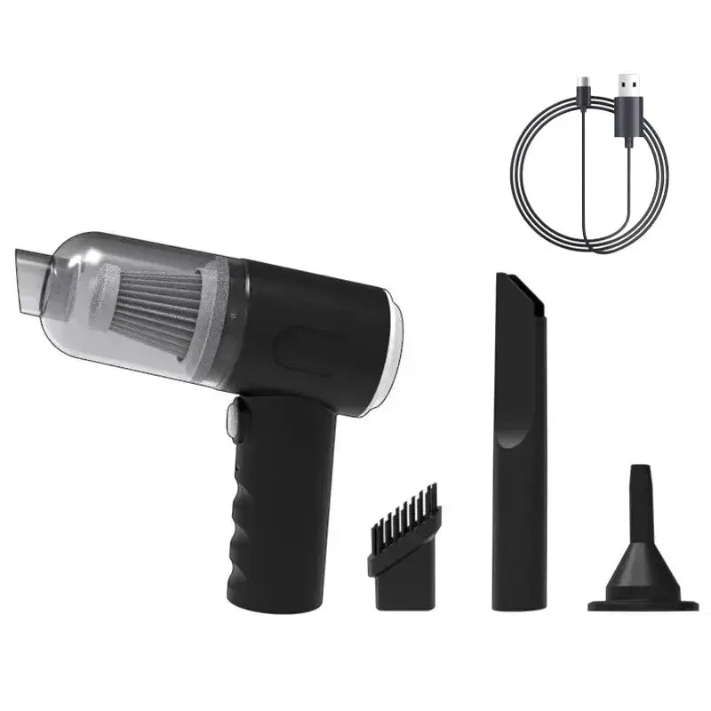 9000Pa Wireless Car Vacuum Cleaner With USB Charging 1200mAh Portable Mini Wet And Dry Cleaning