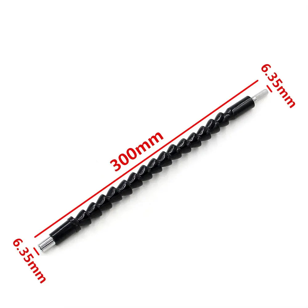 300mm Hexagonal Universal Soft Shaft Extension Rod For Electric Screwdrivers Connecting Rod Tool For Woodworking And DIY