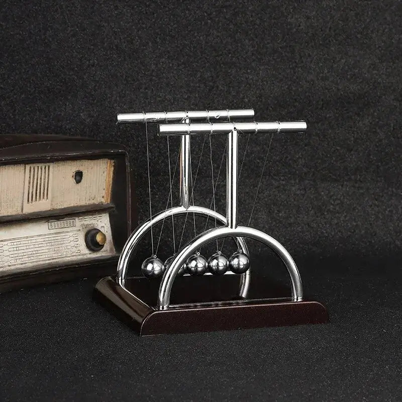Newton's Cradle Balance Steel Balls Desktop Toy For Physics Science Teaching Stress Relief And Home Decoration