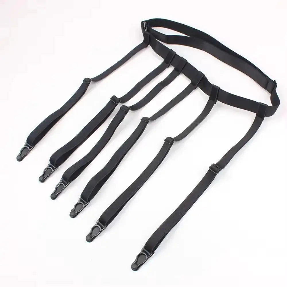 GarterGlam Garter Belt For Women And Girls Adjustable Elastic Thigh High Stockings Suspenders