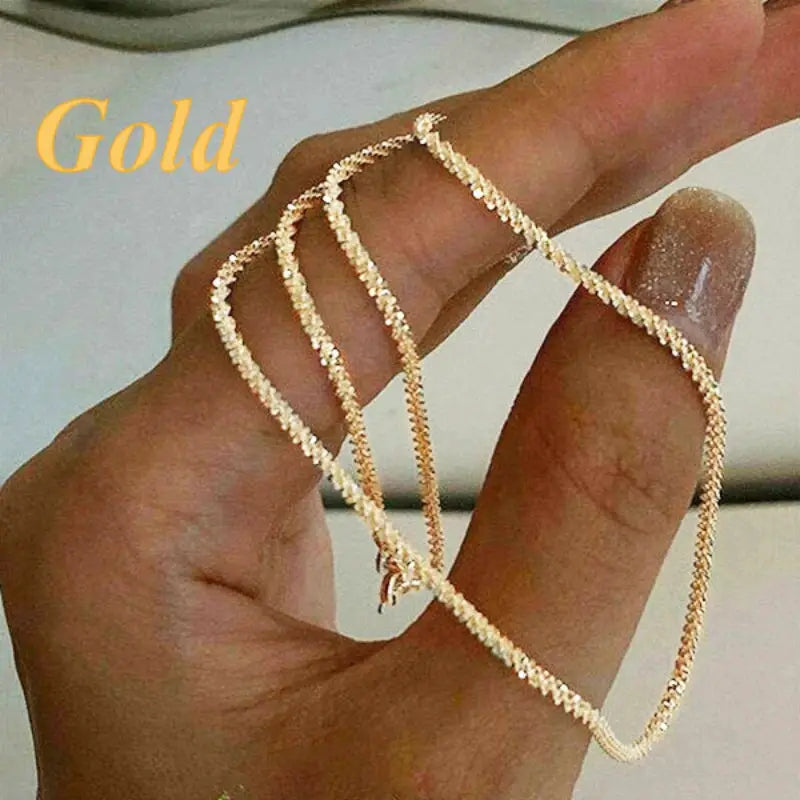 Clavicle Necklace for Women Choker Style Fashion Jewelry Pendant for Wedding Party Birthday Gift