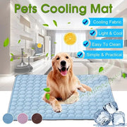 Cooling Mat For Dogs And Cats Summer Pad Breathable Washable Dog Bed Mat For Small Medium Large Dogs Car Sofa