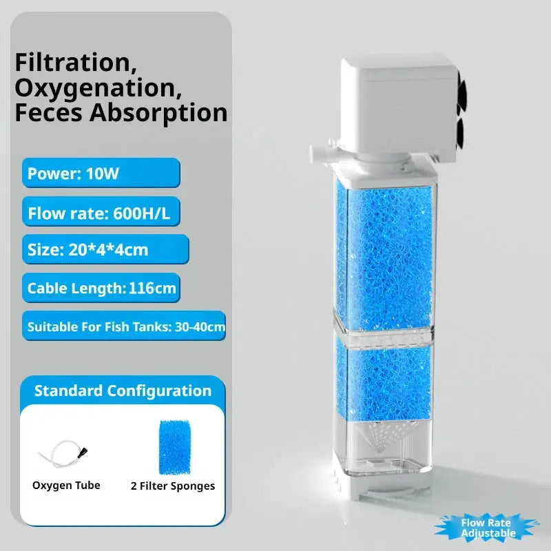 Aquarium Filter Pump Submersible Silent Fish Tank Water Pump For Aeration And Circulation 220V Wave Maker