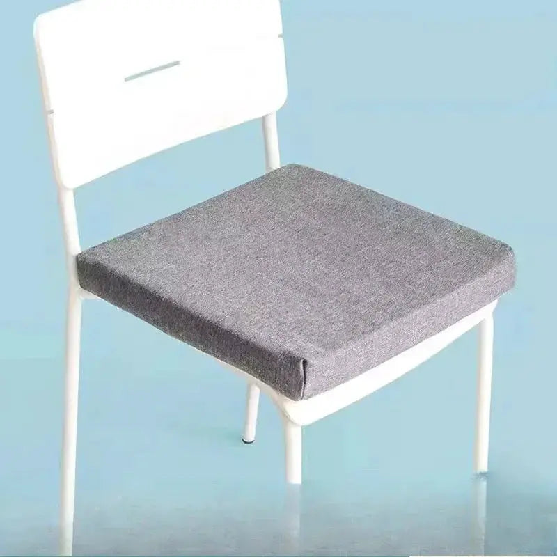 Natural latex chair cushion 50x50, gray thickened seat pad for classroom and office chairs