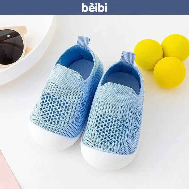 Baby Spring Summer Soft Sole Socks Shoes Mesh Unisex Anti Slip Floor Socks 0 To 3T Lightweight Walking Shoes