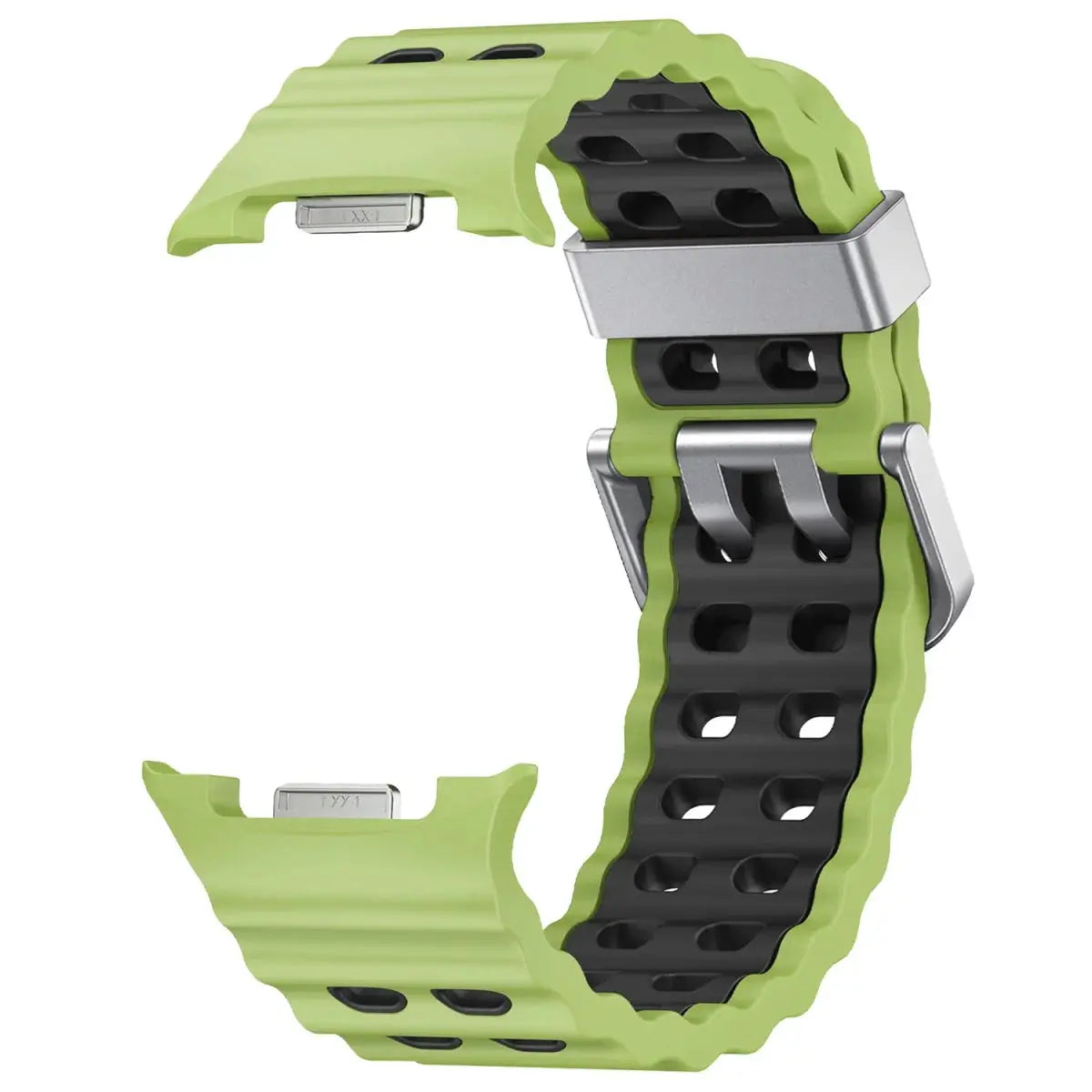 Silicone strap for Samsung Galaxy Watch 8/8 Classic Sport breathable wristband For Galaxy Watch 8 40/44mm Two-Tone silicone band
