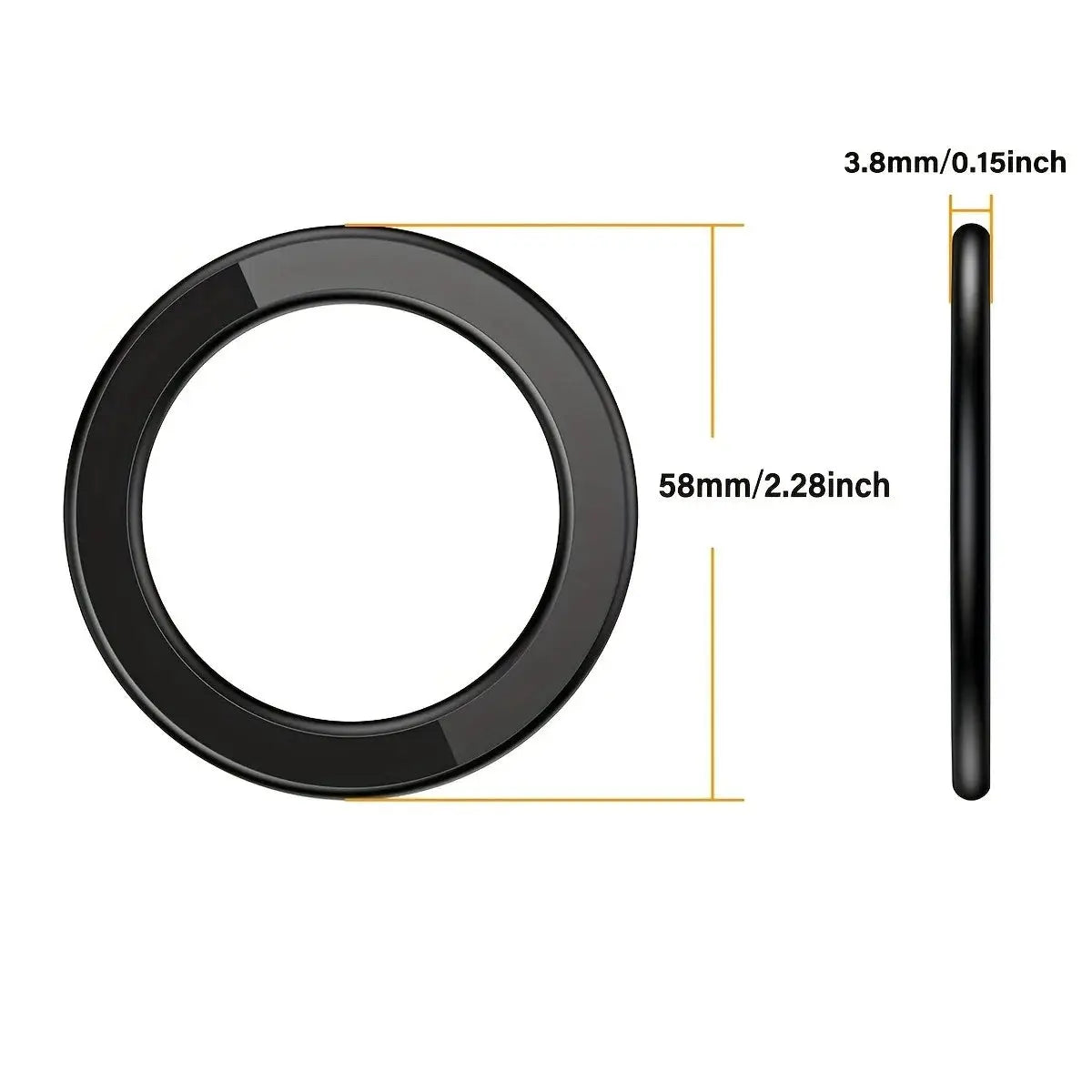 NovaMag Magnetic Ring Holder For IPhone MagSafe Universal Wall And Car Phone Mount With Strong Magnets