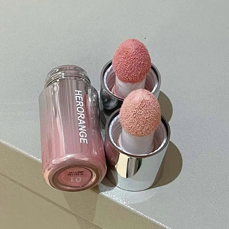 HERORANGE Liquid Blush Natural Complexion Enhancing Matte Finish Buildable Longwear Color For Everyday Use