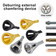 New Type External Chamfering Tool For Woodworking With Triangle Or Hex Shank Deburring Edge Scraper Drill Accessory