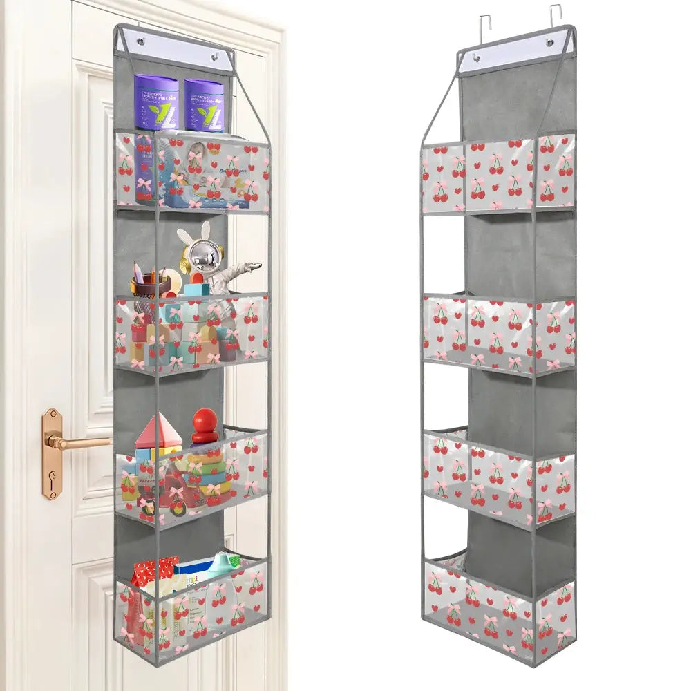 Over the Door Hanging Organizer 4 Or 6 Layer Storage for Cosmetics Nursery Bathroom Closet Bedroom Dorm