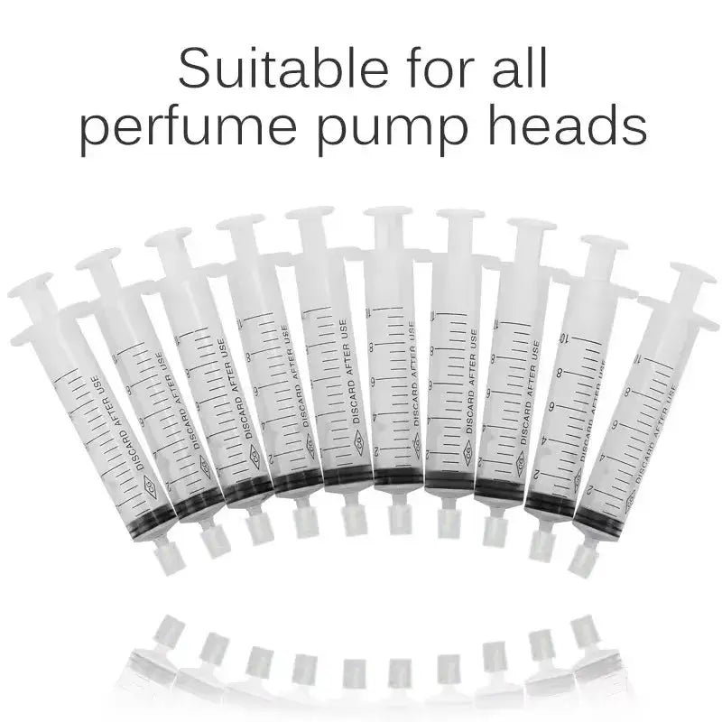 Ten Milliliter Syringe Set For Perfume And Cosmetic Dispensers Plastic Refill Tools For Refillable Bottles 10 Pcs