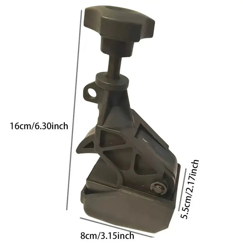 Universal car tire bead clamp tool by Simples Market with gray plastic body and top handle.