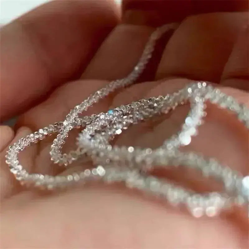 Clavicle Necklace for Women Choker Style Fashion Jewelry Pendant for Wedding Party Birthday Gift