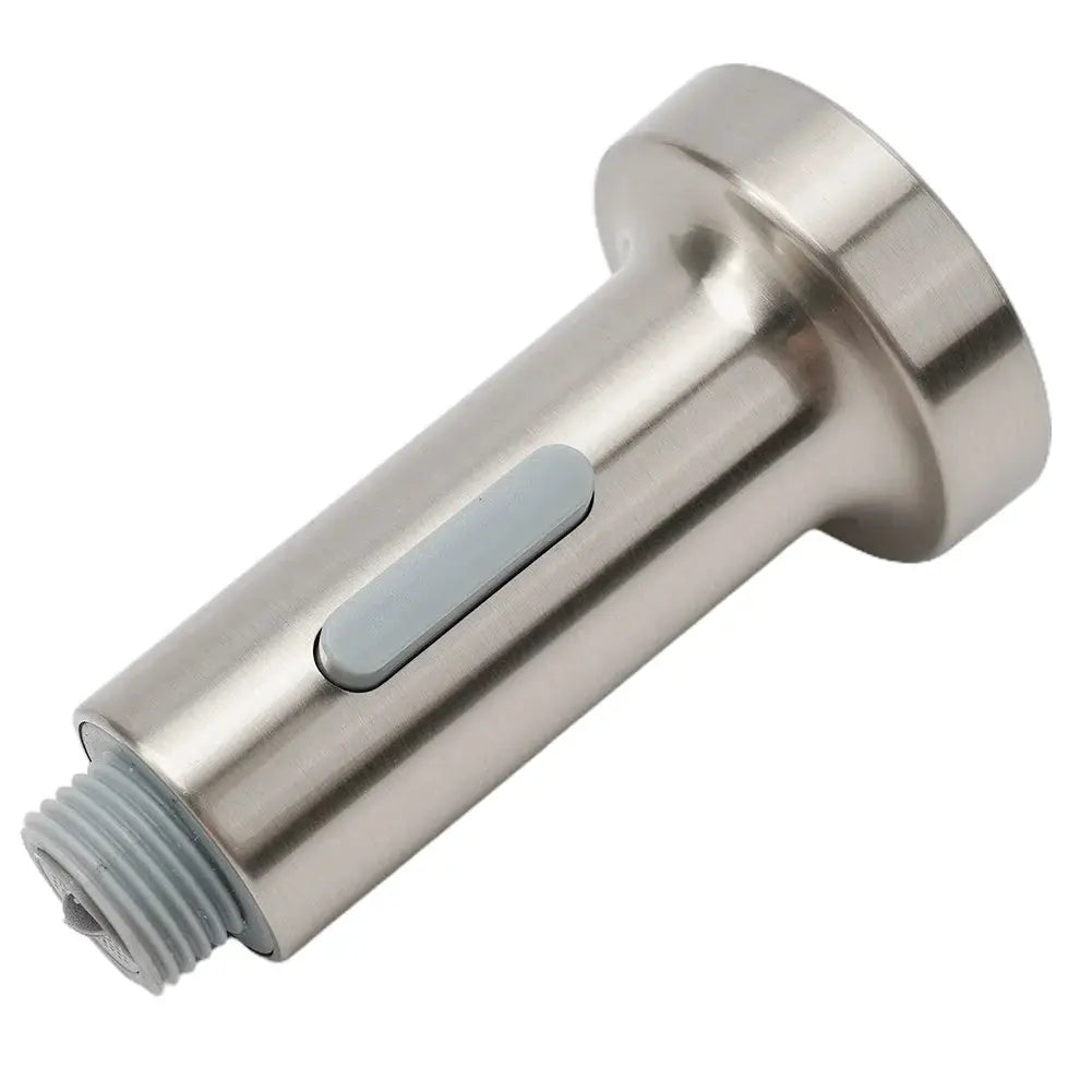 ABS kitchen faucet spray head replacement with pull-down design, stainless finish, Simples Market.
