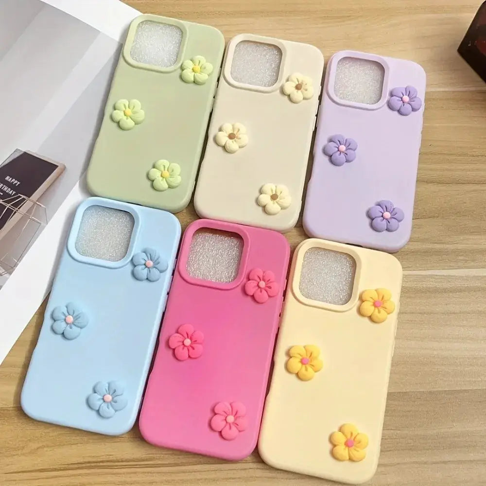 Phone cases: 6 pastel dopamine flower iPhone covers with shockproof matte finish