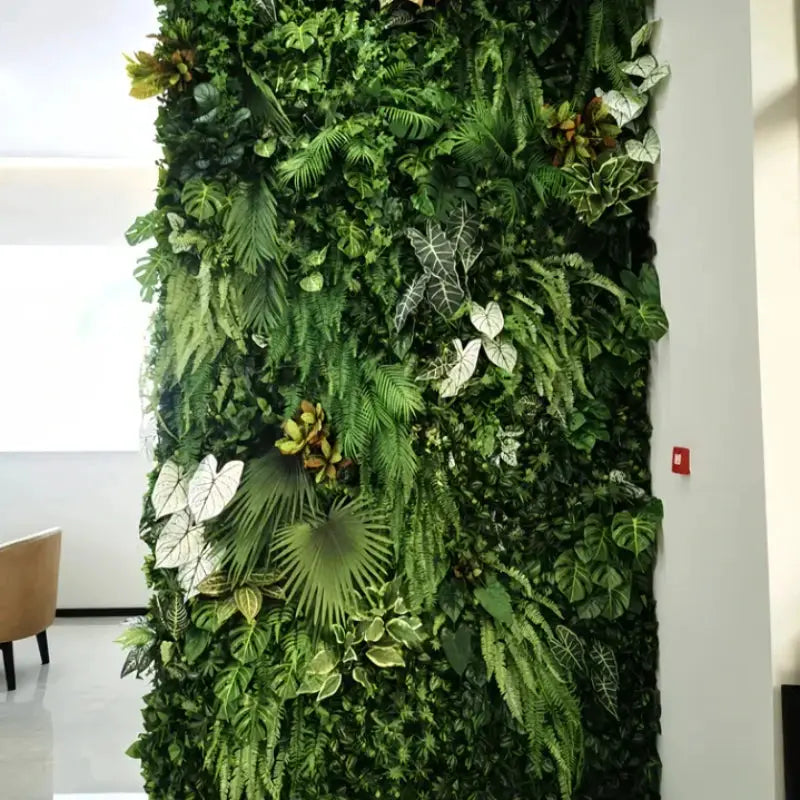 Simples Market artificial boxwood hedge wall panel in green for indoor/outdoor decor