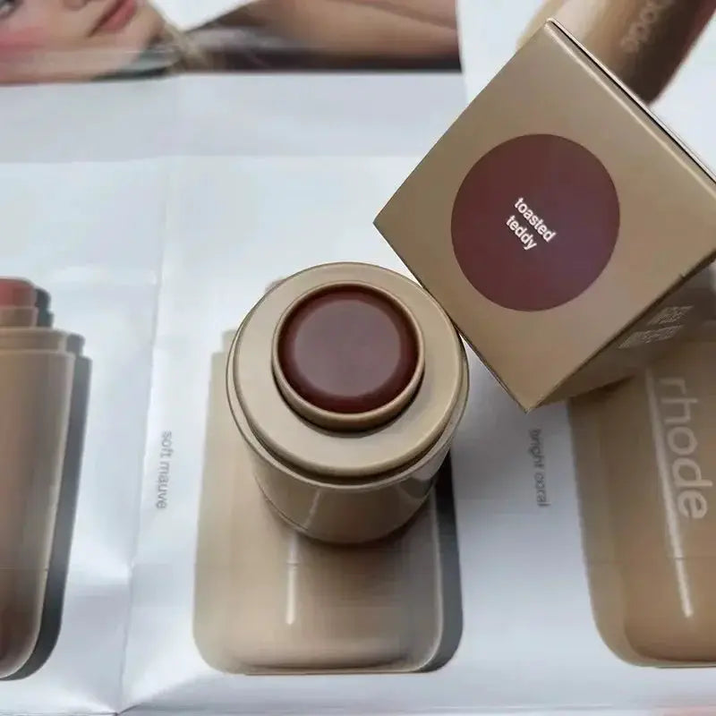 Rhod Pocket Blush Lip and Cheek Hydrating Stick Dual Purpose Lip and Cheek Color with Long Lasting Moisture