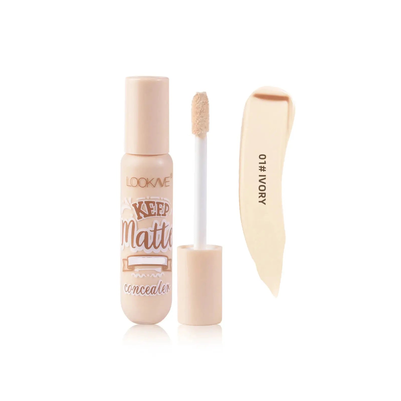 Liquid Concealer Stick Foundation 6 Color Moisturizing Full Coverage for Acne and Dark Circles Natural Matte Makeup