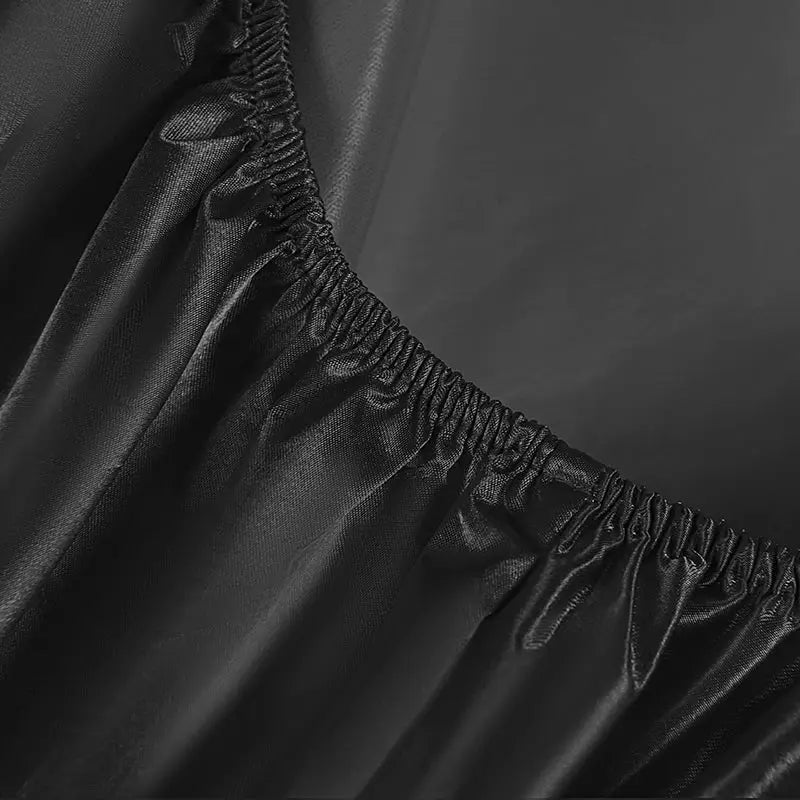 1pc waterproof black fitted bed sheet with elastic edge Simples Market