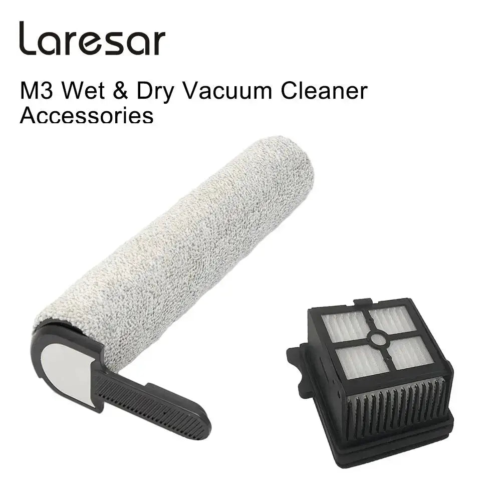 Laresar M3 Wet And Dry Vacuum Cleaner Accessories Main Brush HEPA Water Tank Handle Tank Cap Adapter Wheel Axle