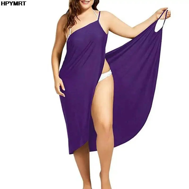 AzureVibe Women Backless Beach Dress Swimsuit With Strap Skirt Veil Cover Crossover 2K Tank Top