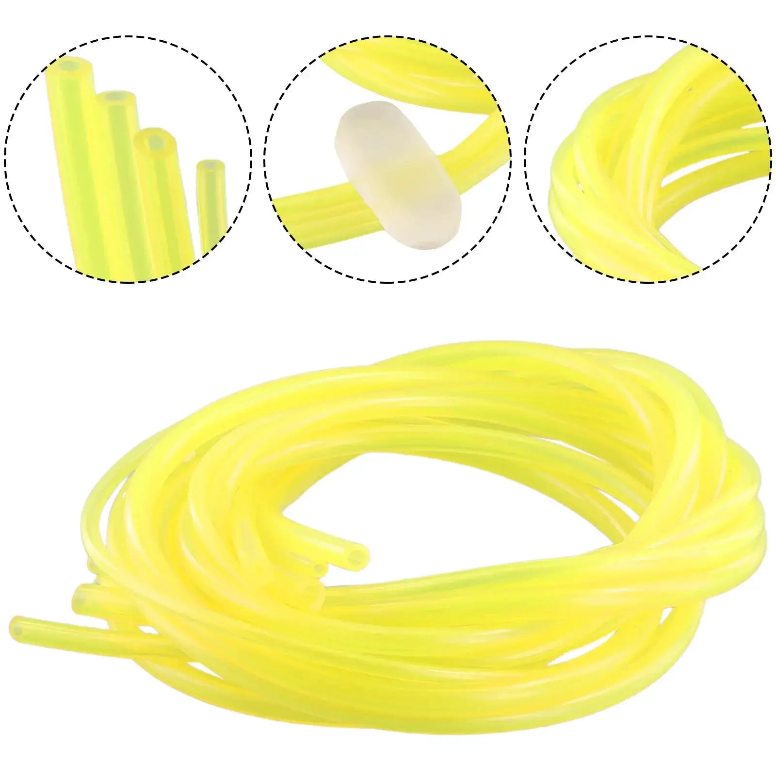 4 Pack Petrol Gas Line Hose Set For String Trimmer Chainsaw Blower Grass Cutter Brush Cutter Fitting 2025