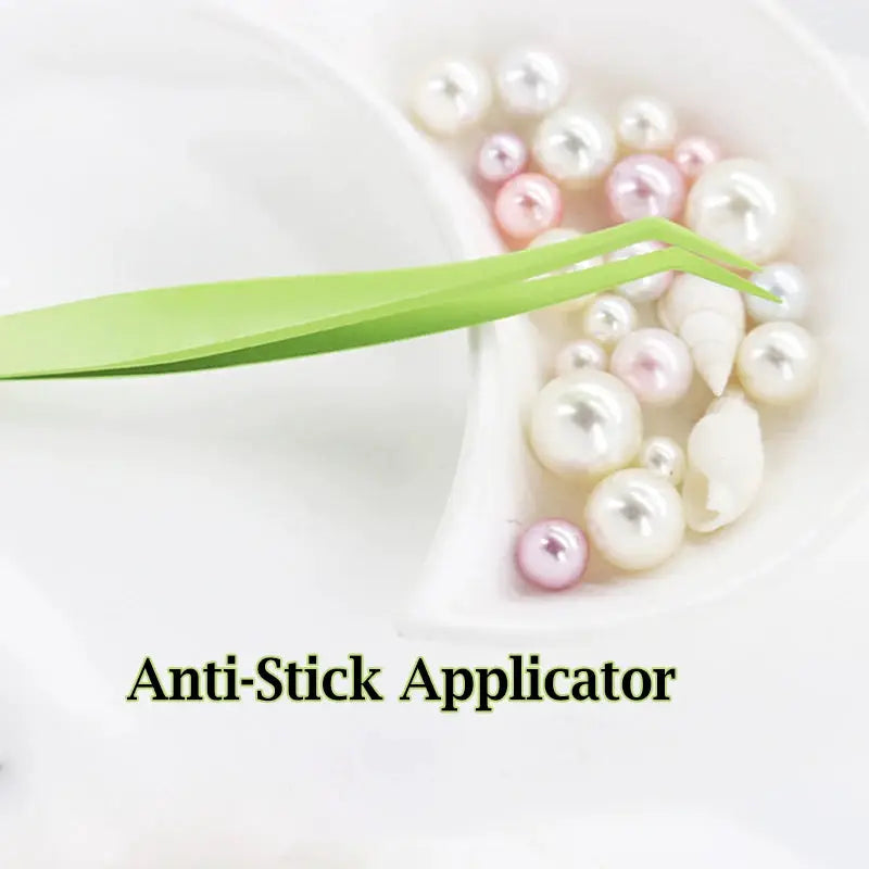LashEase Anti Stick Glue Free Eyelash Applicator Stainless Steel Tweezer For Precision Lash Application