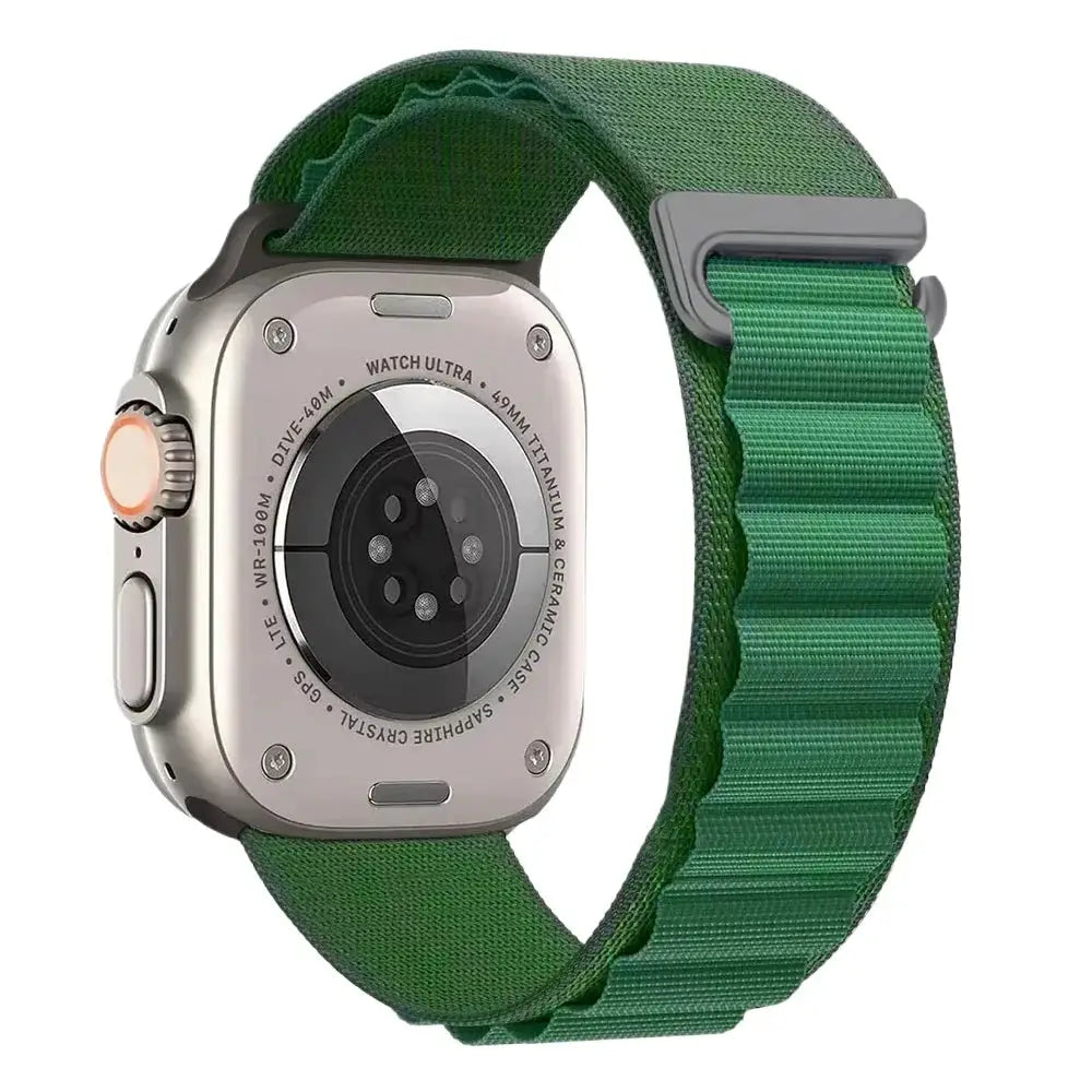Alpine Loop Band for Apple Watch Ultra 49mm 11 10 9 8 7 46mm 42mm 45mm 41mm Nylon Wristband iWatch Series 6 5 4 SE 44 40mm Strap