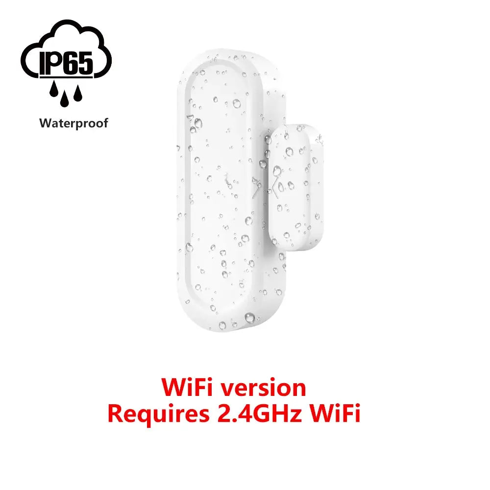 Door Window Magnetic Sensor white IP65 waterproof Tuya WiFi smart home device