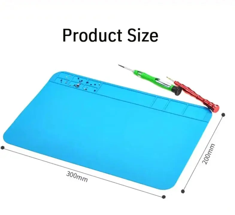 TechGuard Silicone Repair Pad Pro Waterproof Heat Insulation Pad For Electronics And Motherboard Repairs