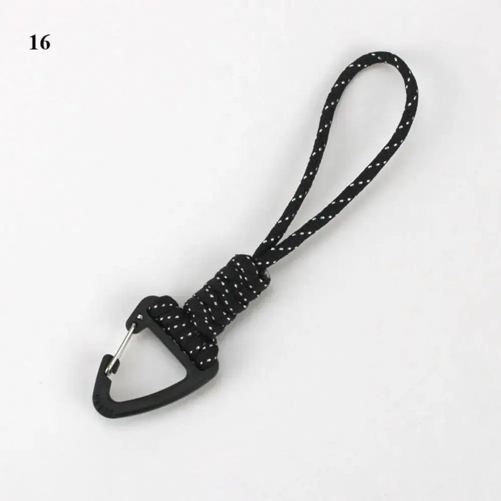 Paracord Keychain Lanyard With Rotatable Buckle High Strength Parachute Cord For Survival Backpack And Key Ring
