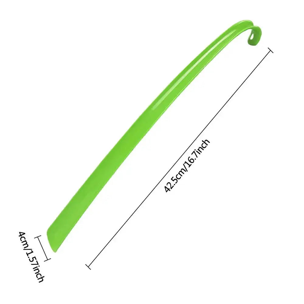 42.5cm Plastic Extra Long Shoehorn For Easy Shoe Dressing No Bending Lifters For Seniors And Pregnant Wearers