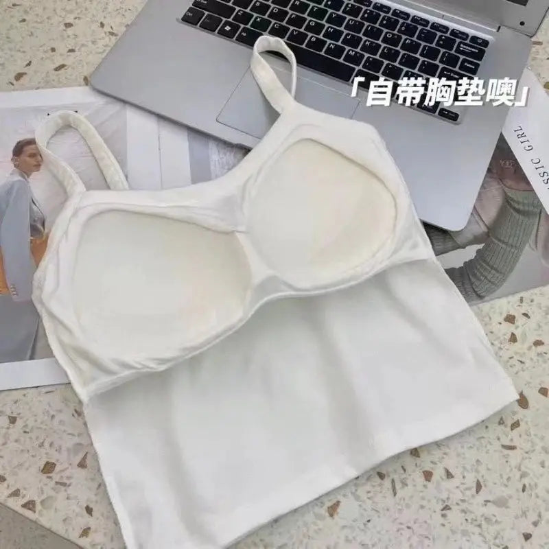 NovaLuxe Women Crop Top Sleeveless Breathable Cotton Poly Knit For Sexy Fit And Everyday Comfort