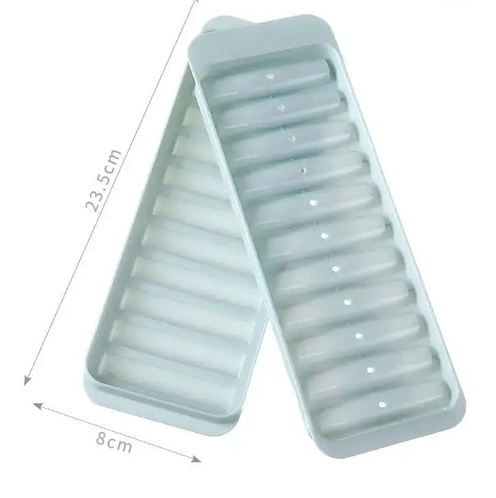 Simples Market long bar ice cube mold set of 2 for cylindrical ice cubes, ideal for cocktails or wine.