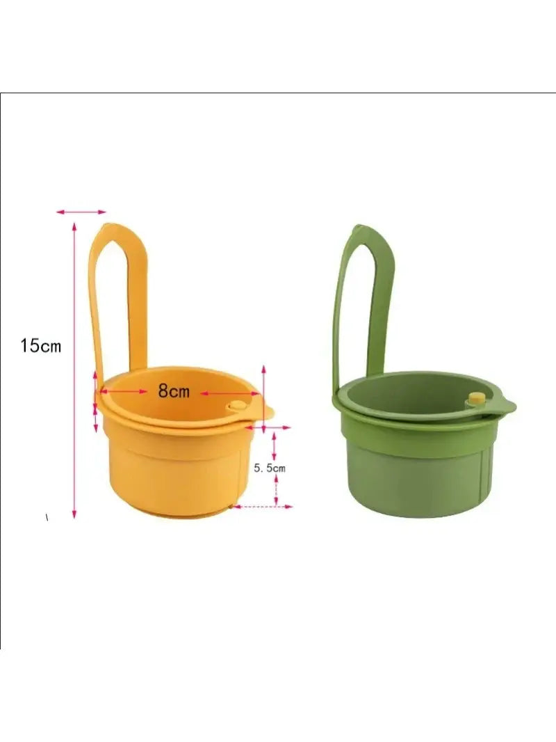 Self Cleaning Push Type Sink Strainer Basket Automatic Food Waste Drain Basket Removable Bottom Easy Installation