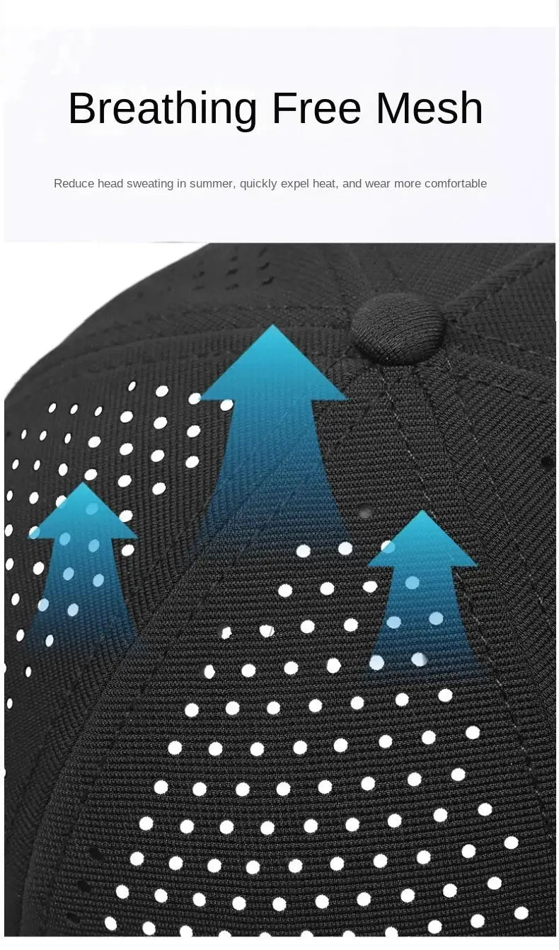 Big Head Hat Back Closed 5cm Short Brim Baseball Cap For Men Mesh Fitted Stretchy Full Closed Caps 56-60cm 61-65cm