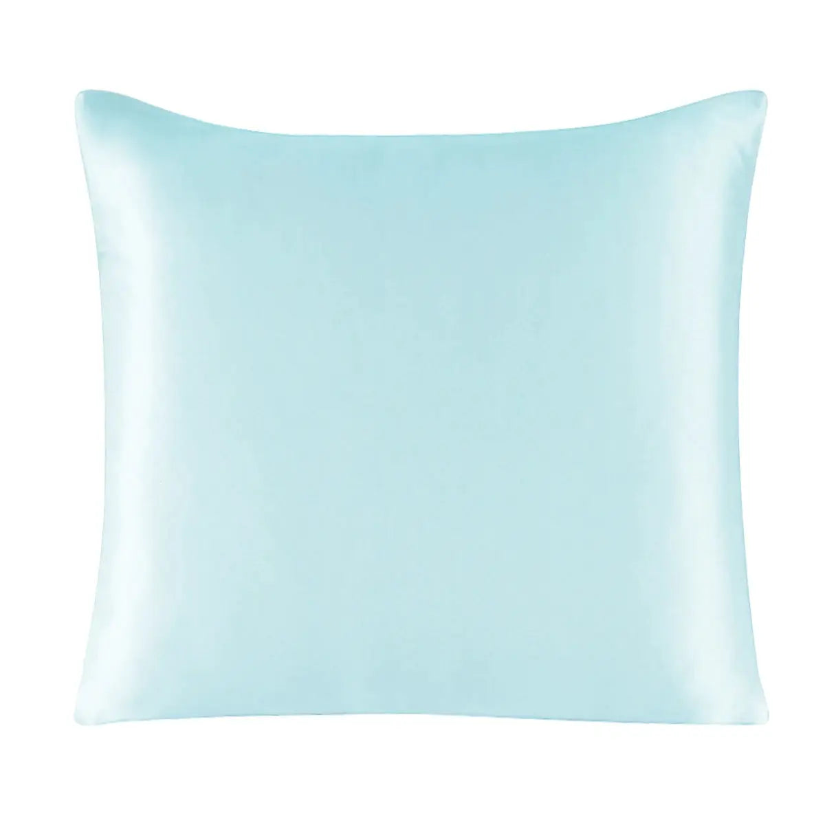 Simples Market silk pillowcase in pale blue for square cushions