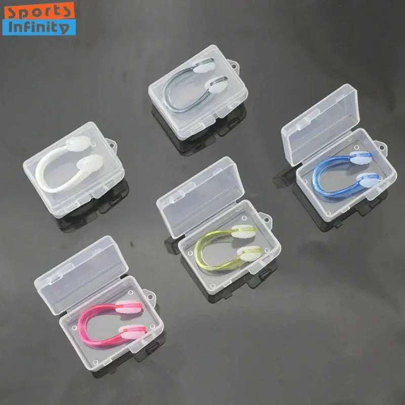 Professional Waterproof Anti Slip Silicone Swimming Nose Clip For Diving Nose Protection Accessories