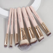 Maange 7 Piece Makeup Brush Set for Foundation Powder Concealer Blush with Soft Synthetic Bristles