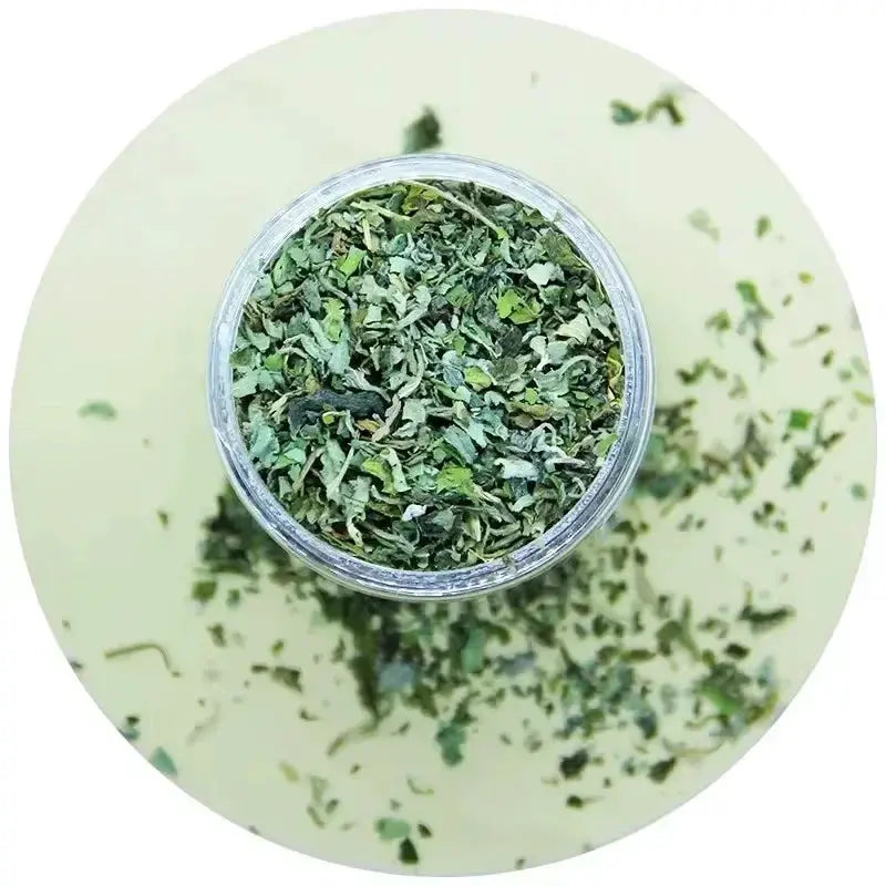 Catnip by Simples Market; organic 100% natural cattle grass mint leaves in jar