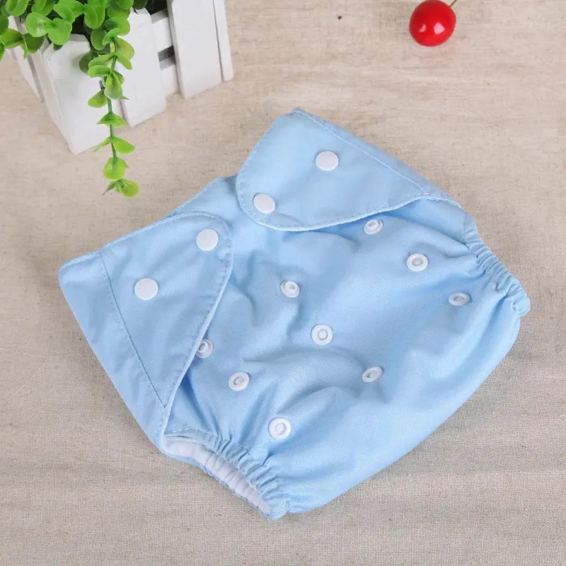 Baby Training Pants With Button Diaper Underwear For Potty Training Washable Breathable Cotton Learning Trousers