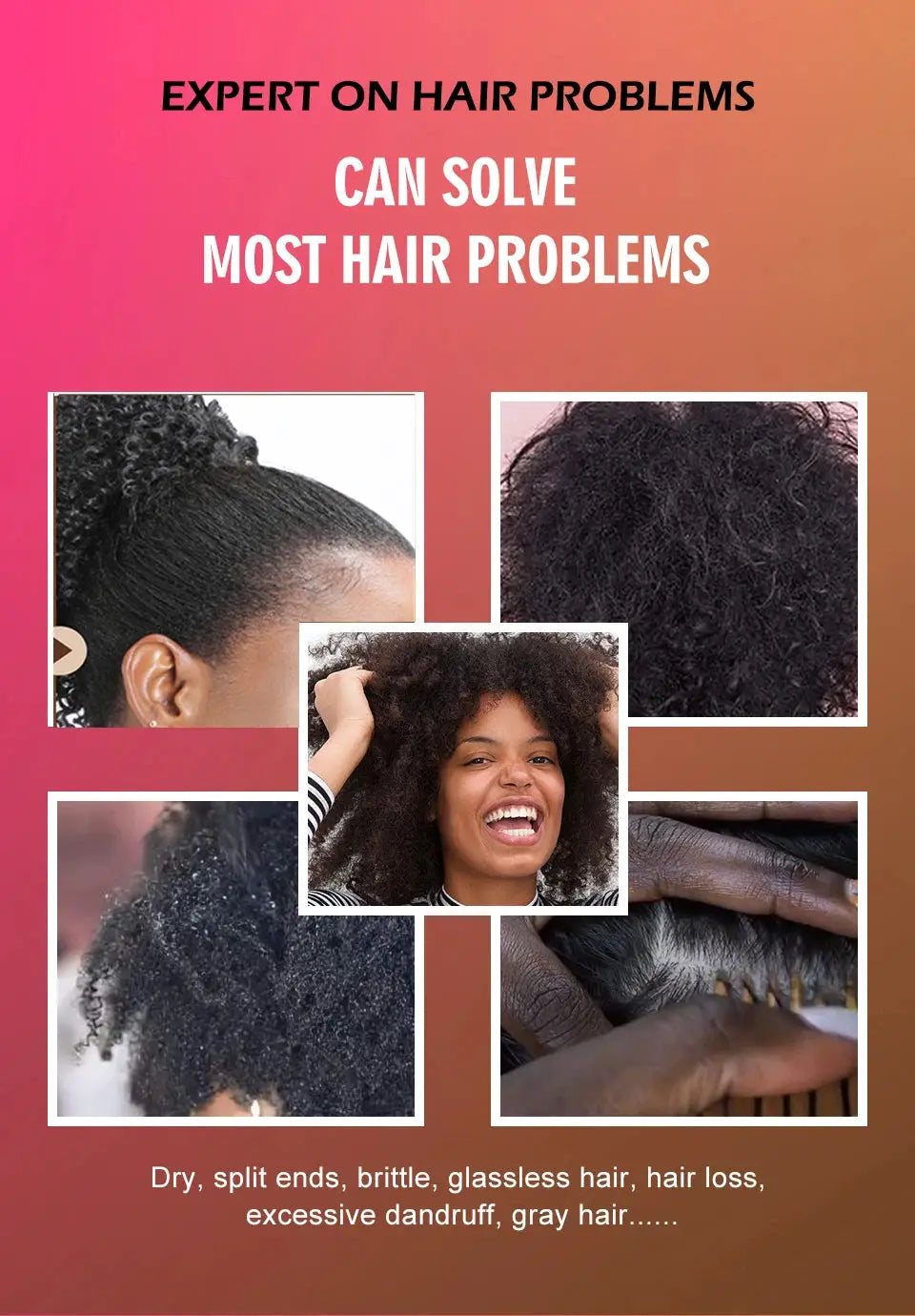 100% Batana Hair Fast Growth Oil Set African Crazy Traction Alopecia Batana Hair Mask Anti Hair Break Hair Regrowth Treatment