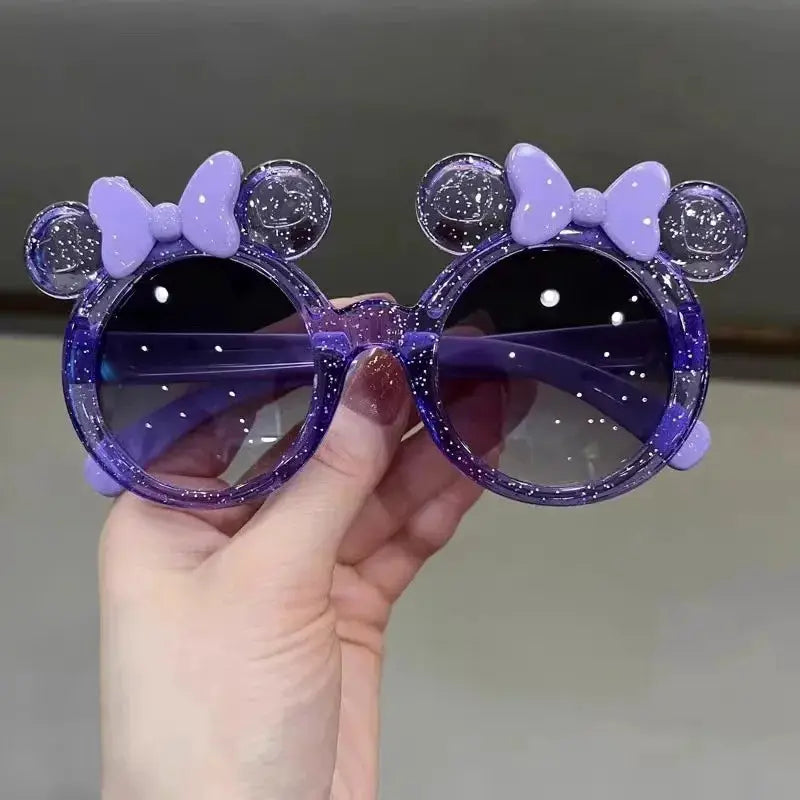 CrystalBow Kids Butterfly Sunglasses For Girls Lightweight Plastic Frames All Day Comfort