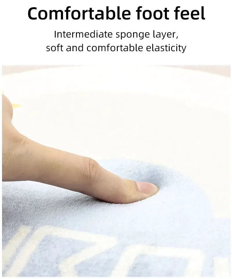 VIKAMA blue absorbent kitchen floor mat by Simples Market, non-slip and washable