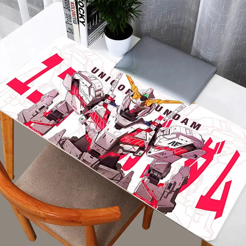 Gundam Themed XXL Mouse Pad 900x400 Large Gaming Desk Mat For Computer Keyboard And Table